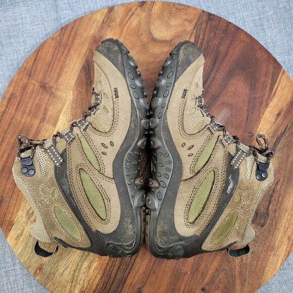 Merrell Chameleon Arc Mid Waterproof Canteen Trail Hiking Boots Taupe Womens 7.5 - Picture 5 of 9